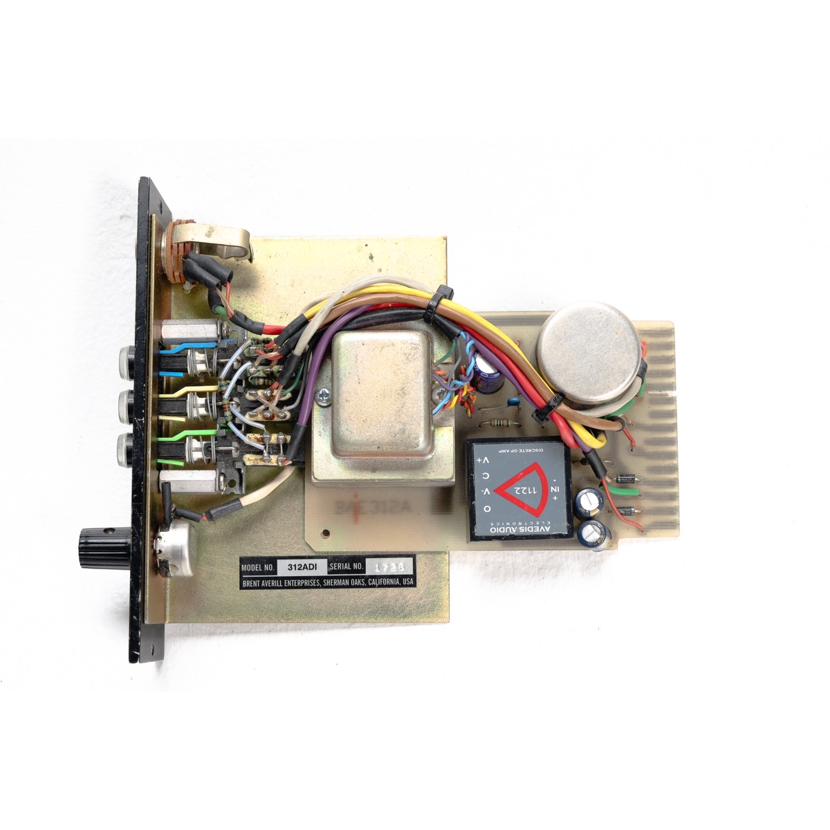 BAE 312ADI (1726)-2 BAE 312 ADI Mic Pre/DI 500 Series Module (Used) #1