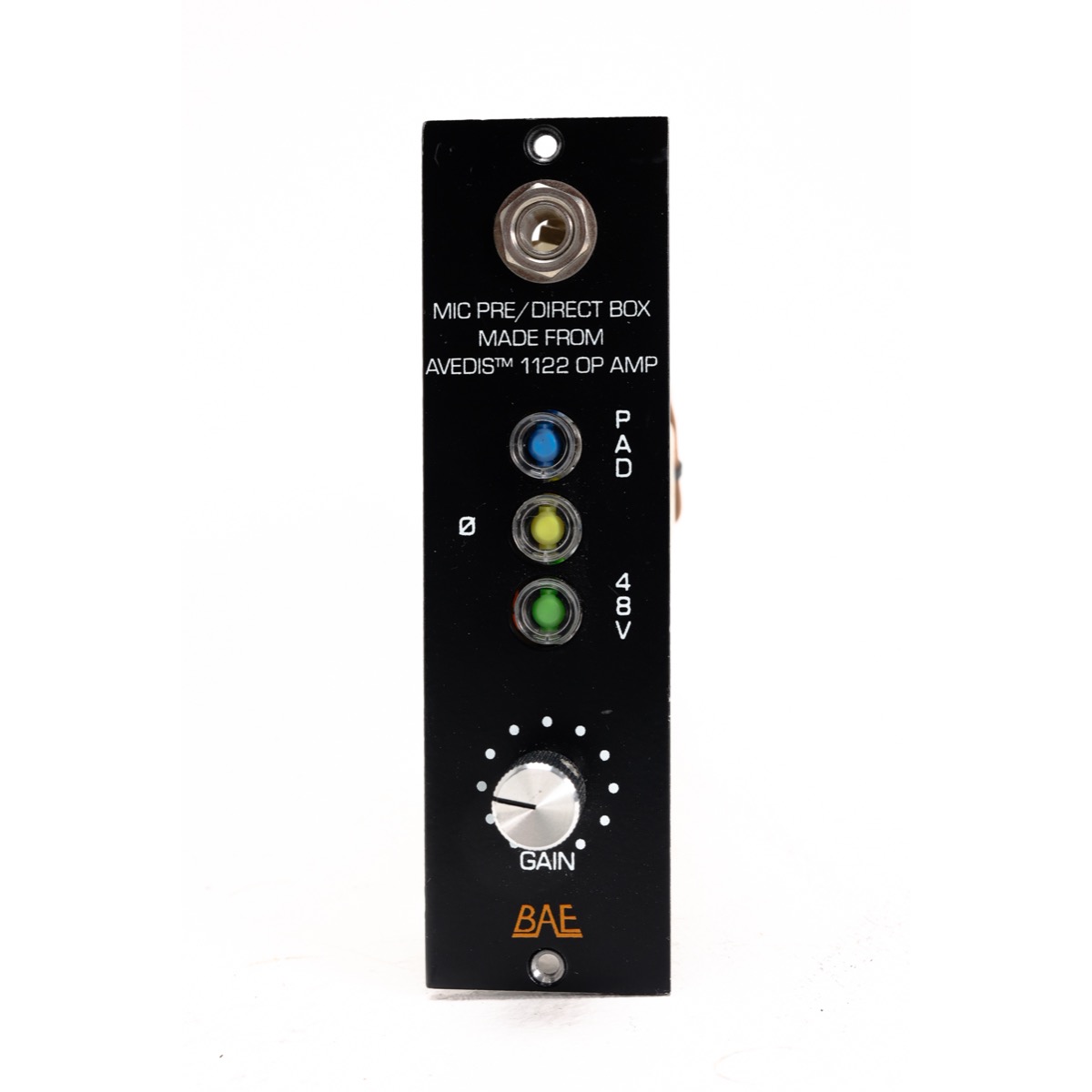 BAE 312ADI (1950)-4 copy BAE 312 ADI Mic Pre/DI 500 Series Module (Used) #3