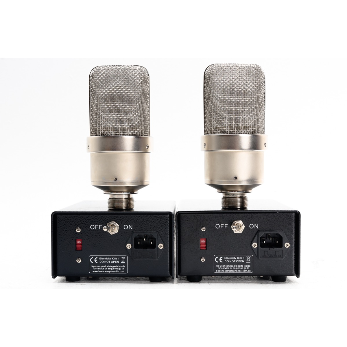 BeesNeez BM49 Pair-6 copy BeesNeez BM49 Tube Condenser Matched Pair (Used)