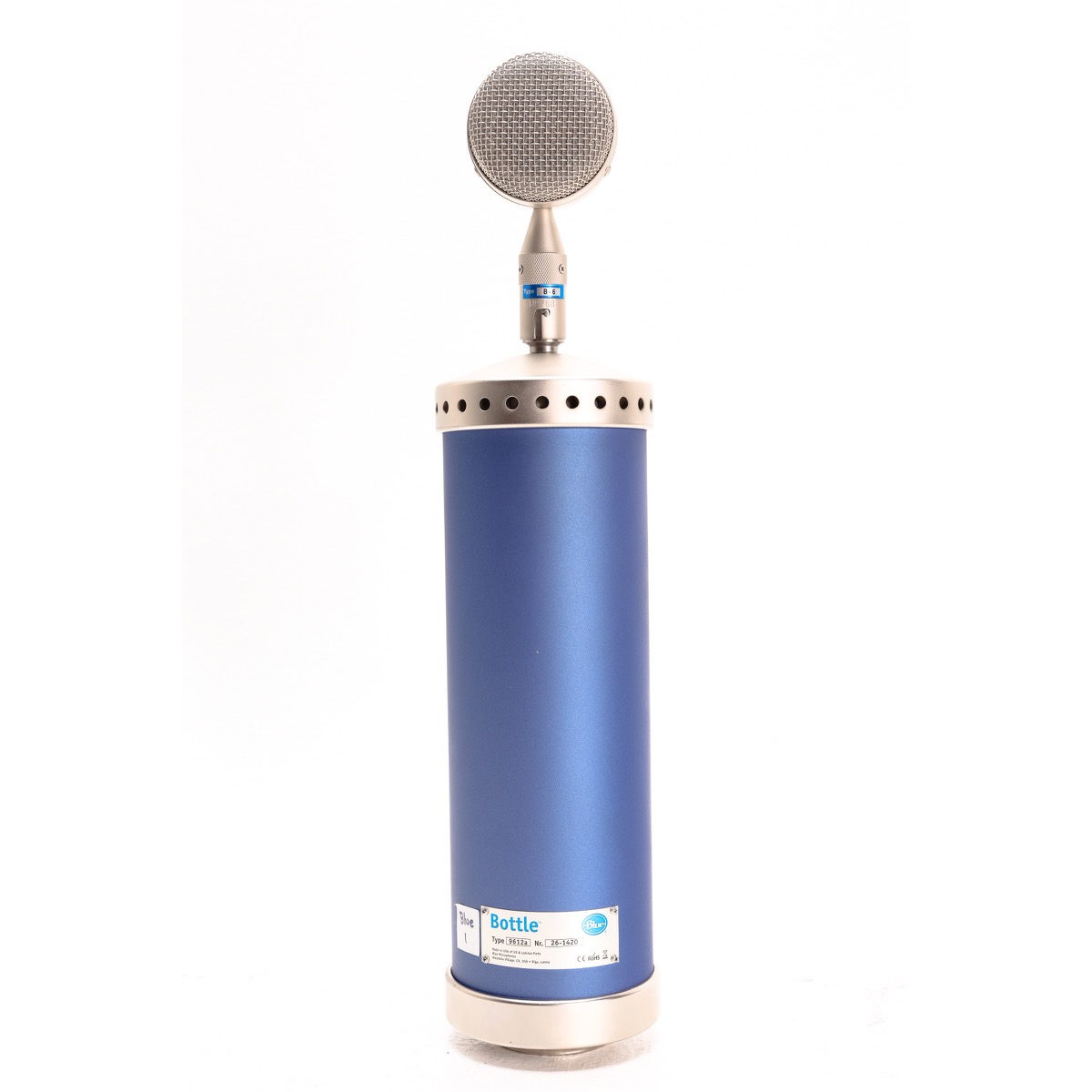 Blue Bottle 9612a (26-1420) -09 copy Blue Bottle Tube Condenser Microphone Set (Used)
