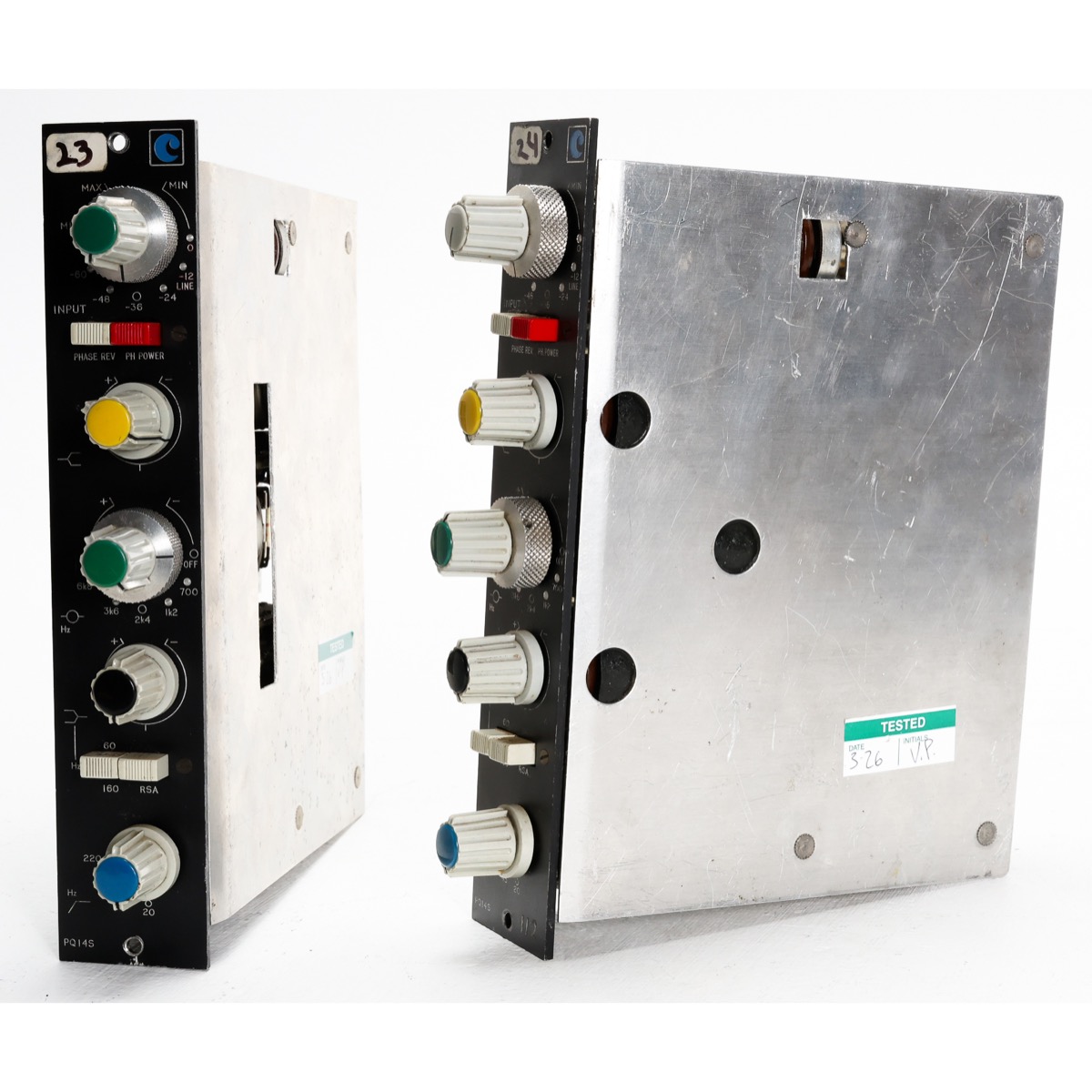 Calrec PQ145 Pair (Gary)-01 copy Calrec PQ14S EQ/Pre Modules (Vintage) Pair