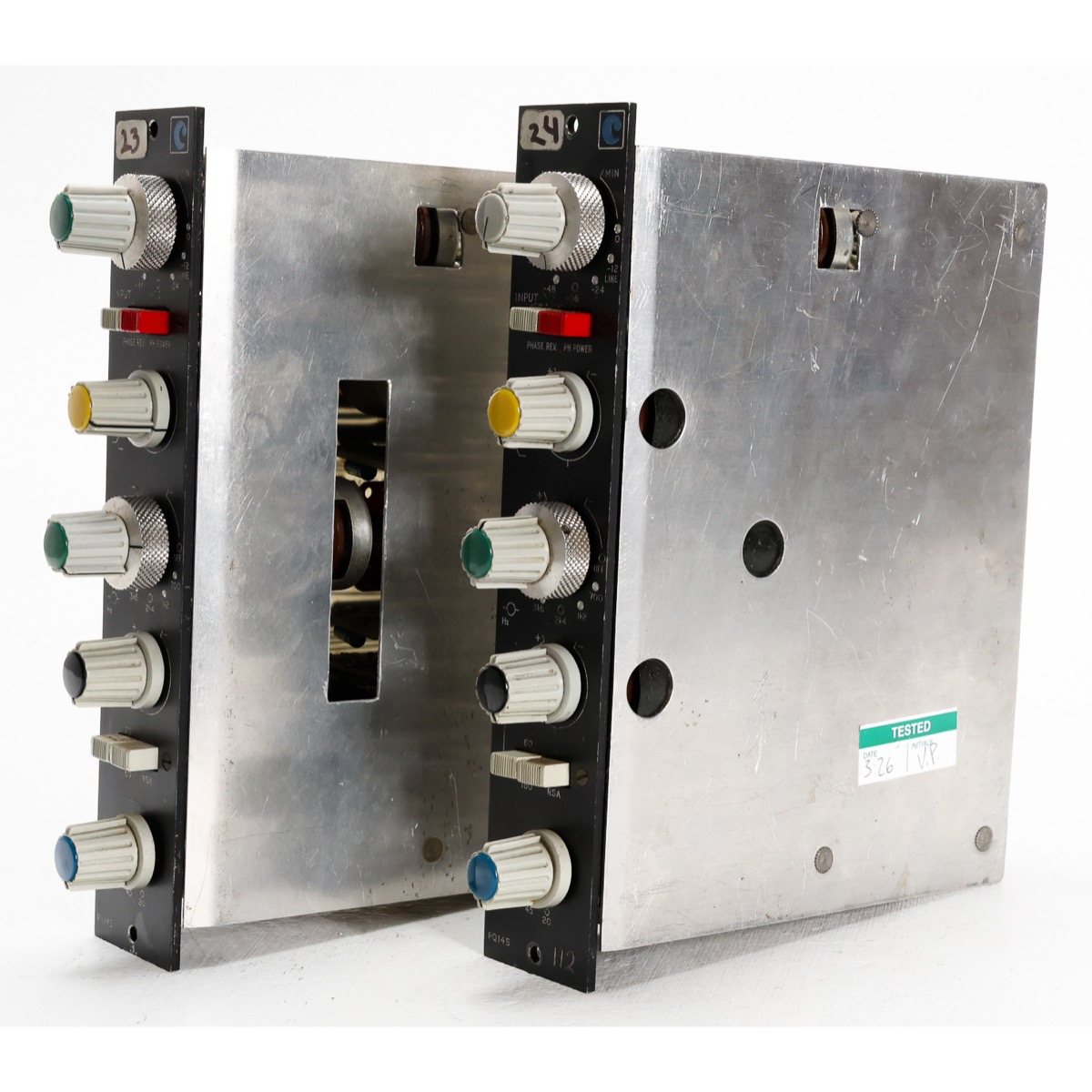 Calrec PQ145 Pair (Gary)-02 copy Calrec PQ14S EQ/Pre Modules (Vintage) Pair