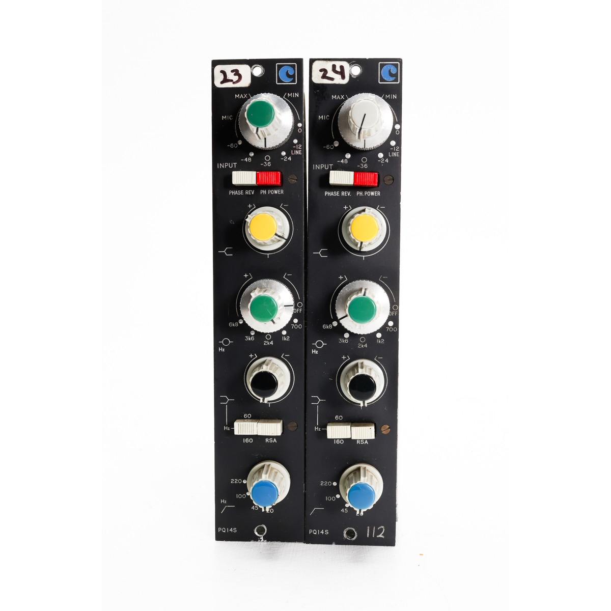 Calrec PQ145 Pair (Gary)-14 copy Calrec PQ14S EQ/Pre Modules (Vintage) Pair