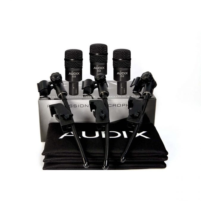 Audix D2 Trio Packs-Sets Microphone Bundle