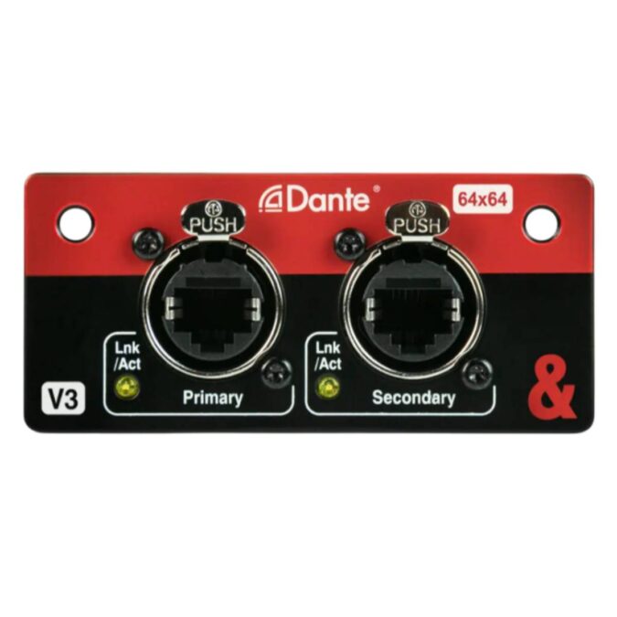 Allen & Heath 64-Channel Dante Option Card for dLive & Avantis Consoles