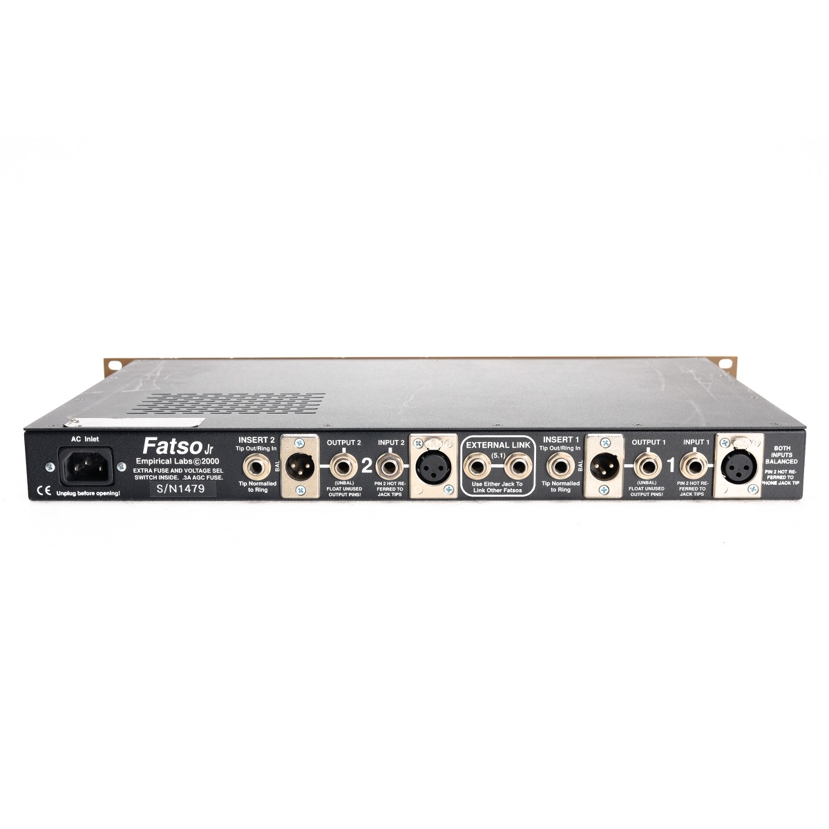 Empirical Labs Fatso Jr (1479)-1 Kush Audio EL7 Fatso Junior (Used)