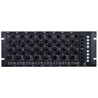 H2 Audio 8 Channel Rack loaded with 8 x 0011 Helios Series EQ/Pres