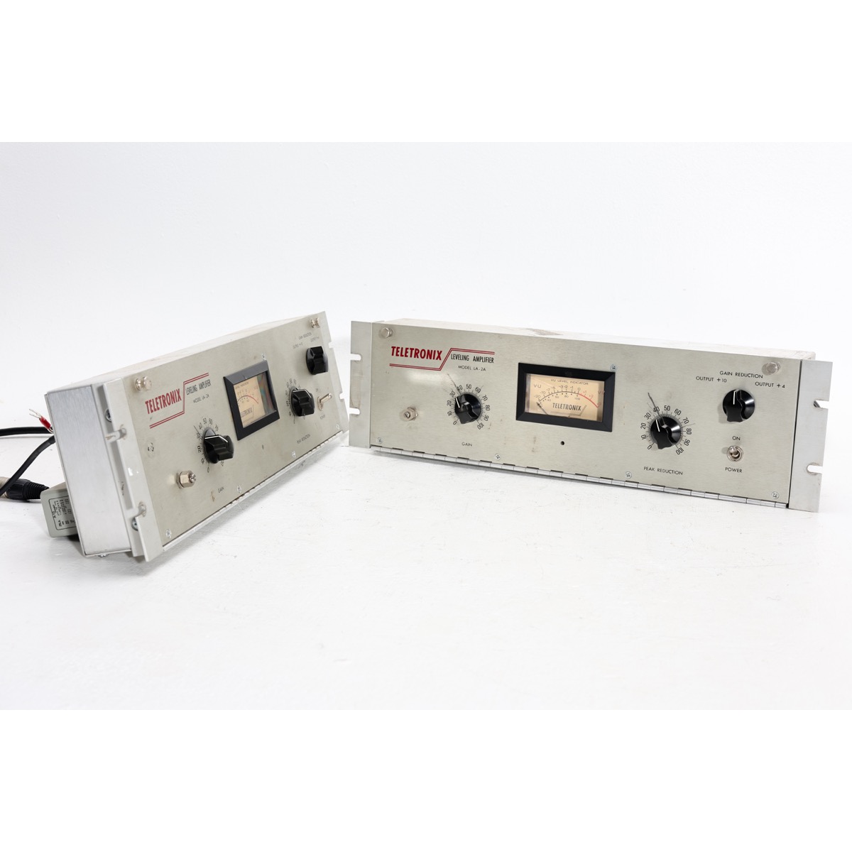 Harman Teletronix LA2A pair (03046 03048)-4 Teletronix LA-2A Leveling Amplifier (Vintage) Urei Harman Pair Opto Compressors