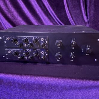 Helios 0011 (Vintage) Racked Pair EQ/Pre’s with Lustraphone Transformers