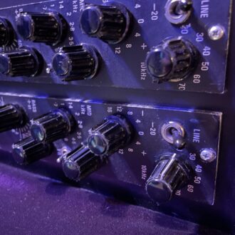 Helios 0011 (Vintage) Racked Pair EQ/Pre’s with Lustraphone Transformers