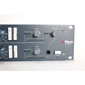 Neve 1073 DPX 2 Channel Mic Pre/EQ unit bent rack ear