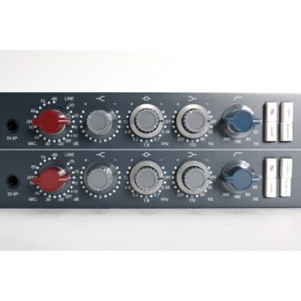 Neve 1073 DPX 2 Channel Mic Pre/EQ unit bent rack ear