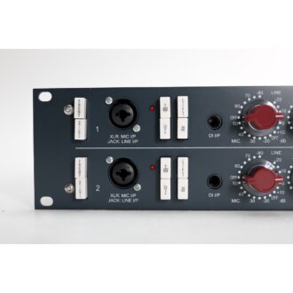 Neve 1073 DPX 2 Channel Mic Pre/EQ unit bent rack ear