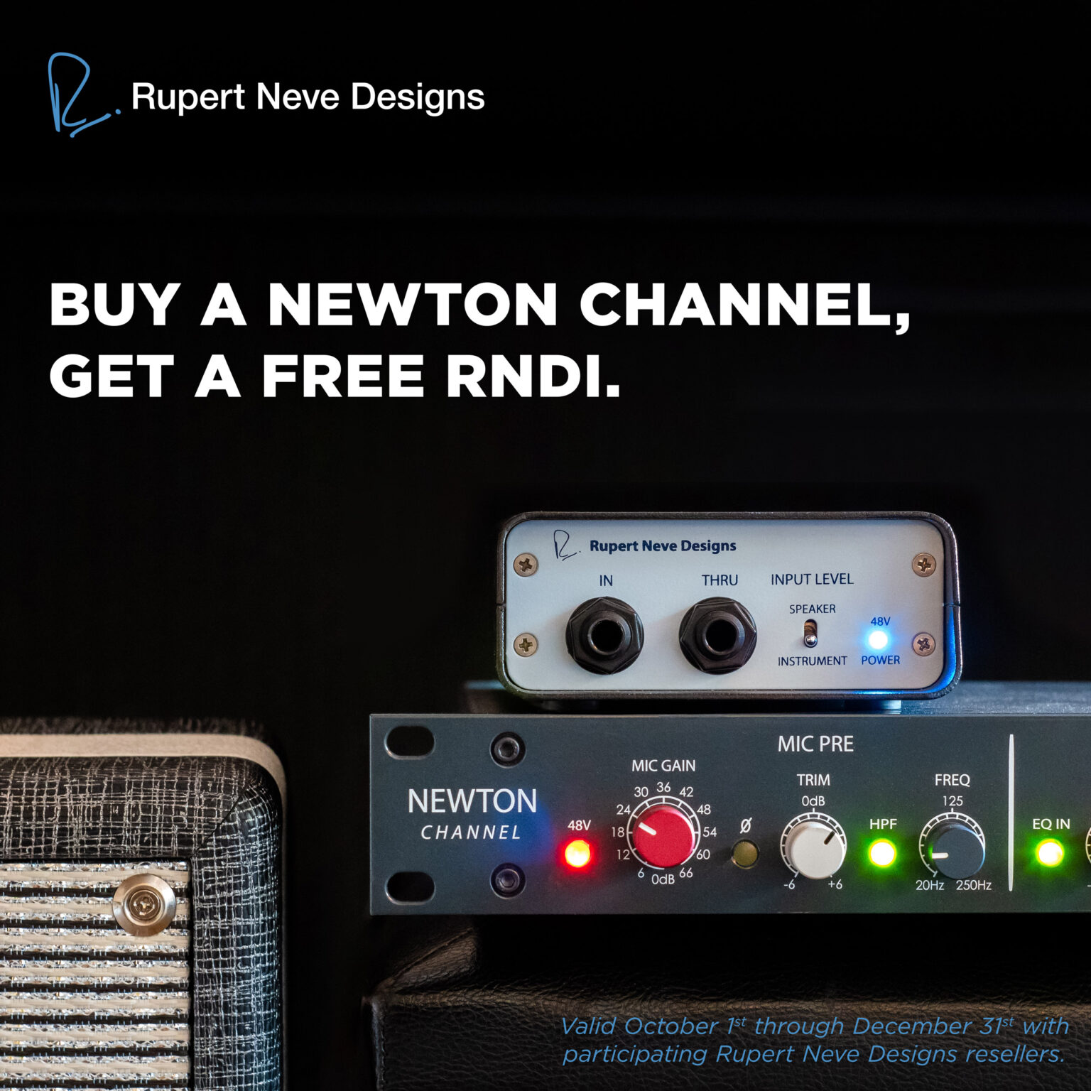 Buy Rupert Neve Modern Newton Channel, Get a Free RNDI
