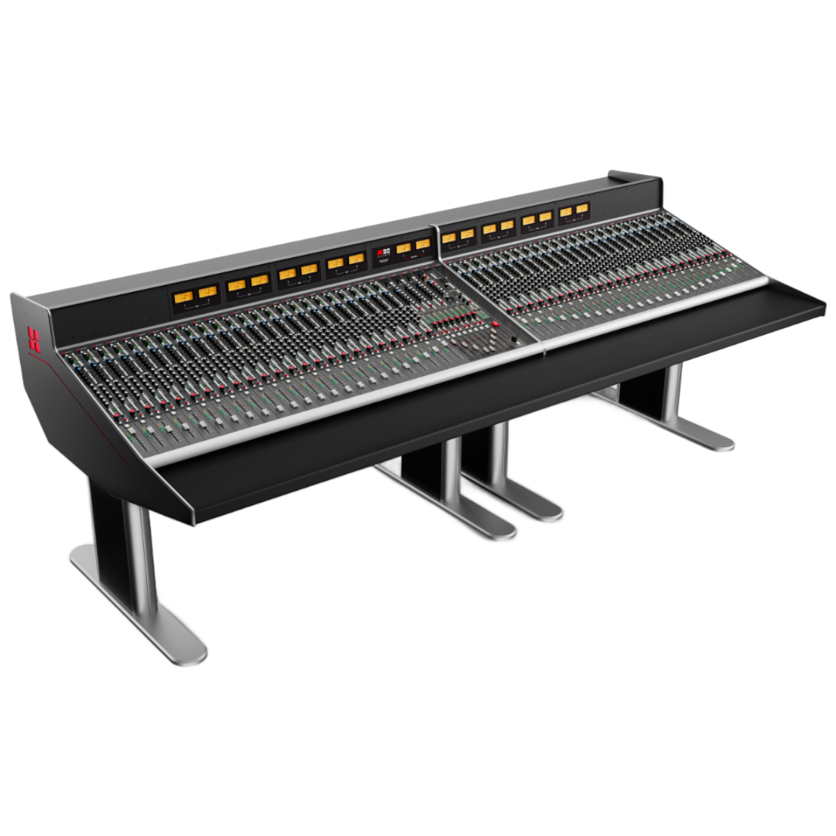 32Classic 48 Channel Left-Side-Angle Harrison Audio 32C Classic Mixing Console