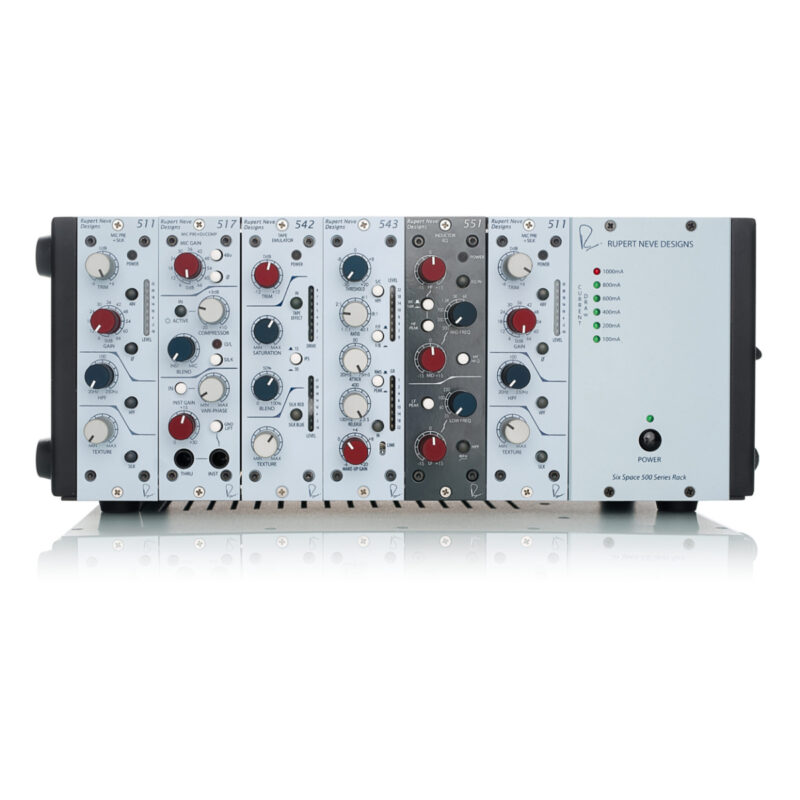 Rupert Neve Designs R6 6-Slot 500 Series Chassis with LED Current Consumption Meter
