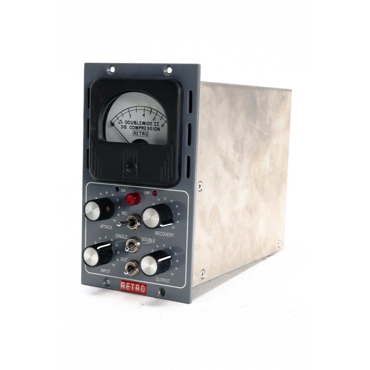 Retro Doublewide II (00101)-2 Retro Instruments Retro Doublewide 500 Series Tube Compressor (Used)