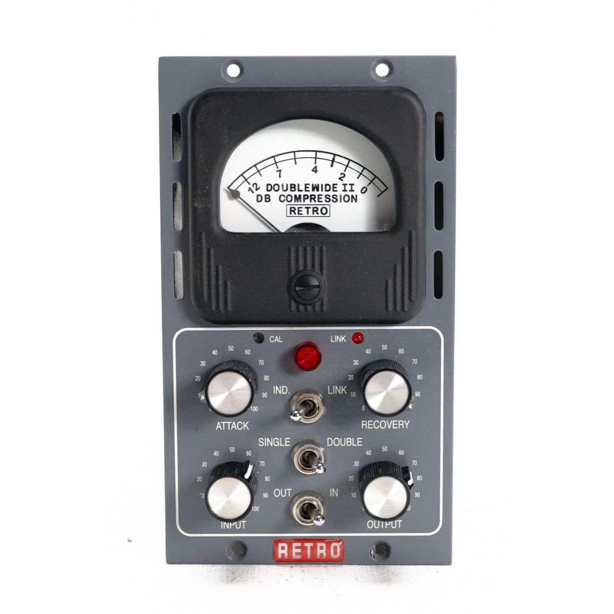 Retro Doublewide II (00101)-4 Retro Instruments Retro Doublewide 500 Series Tube Compressor (Used)
