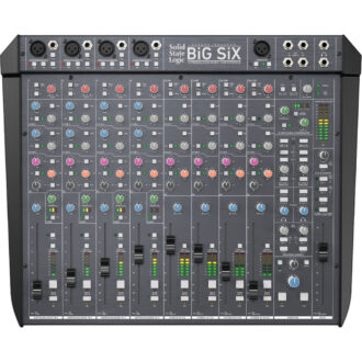 SSL Big Six SuperAnalogue Mixer Interface with Dynamic Control