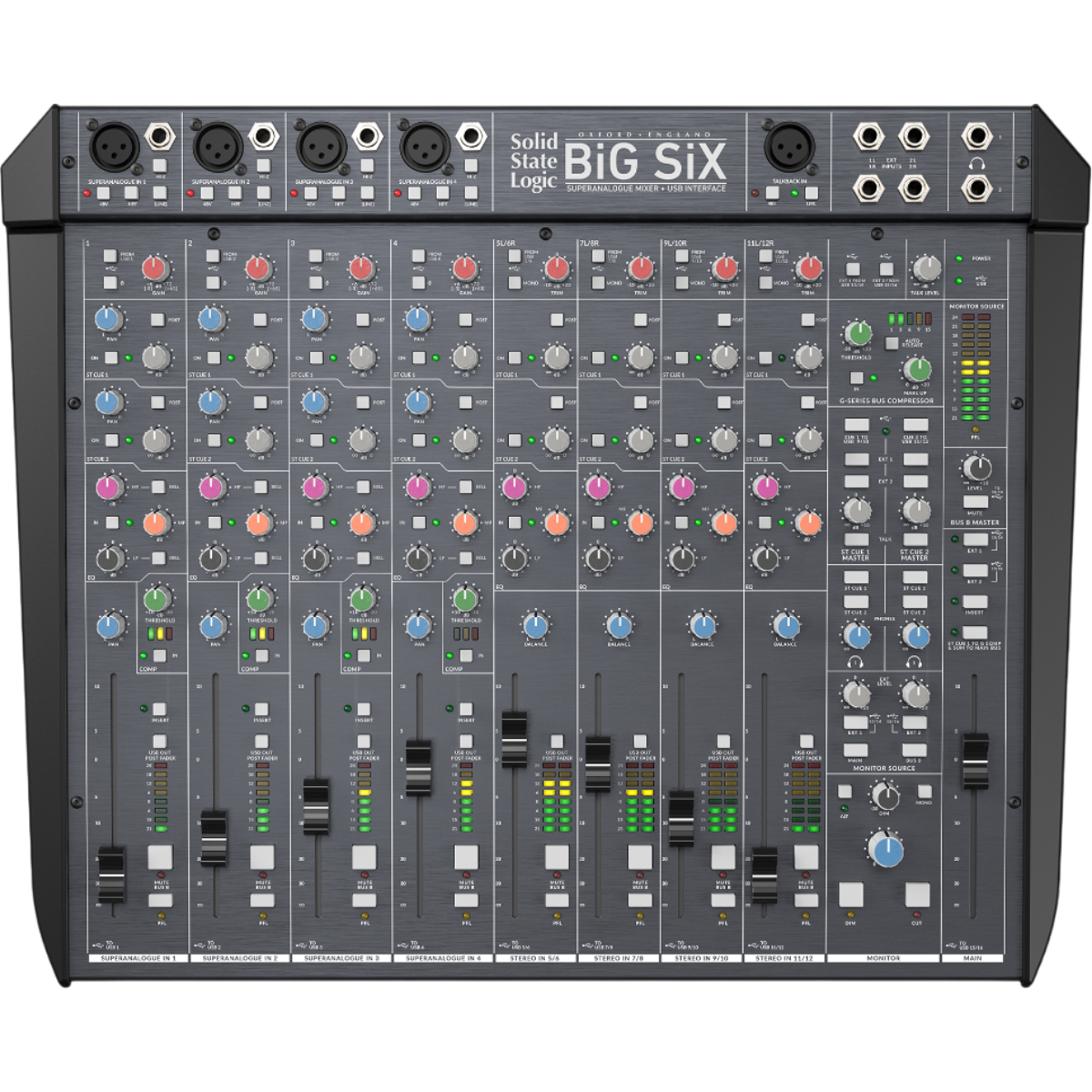 SSL-BIG SIX-1 SSL Big Six SuperAnalogue Mixer Interface with Dynamic Control