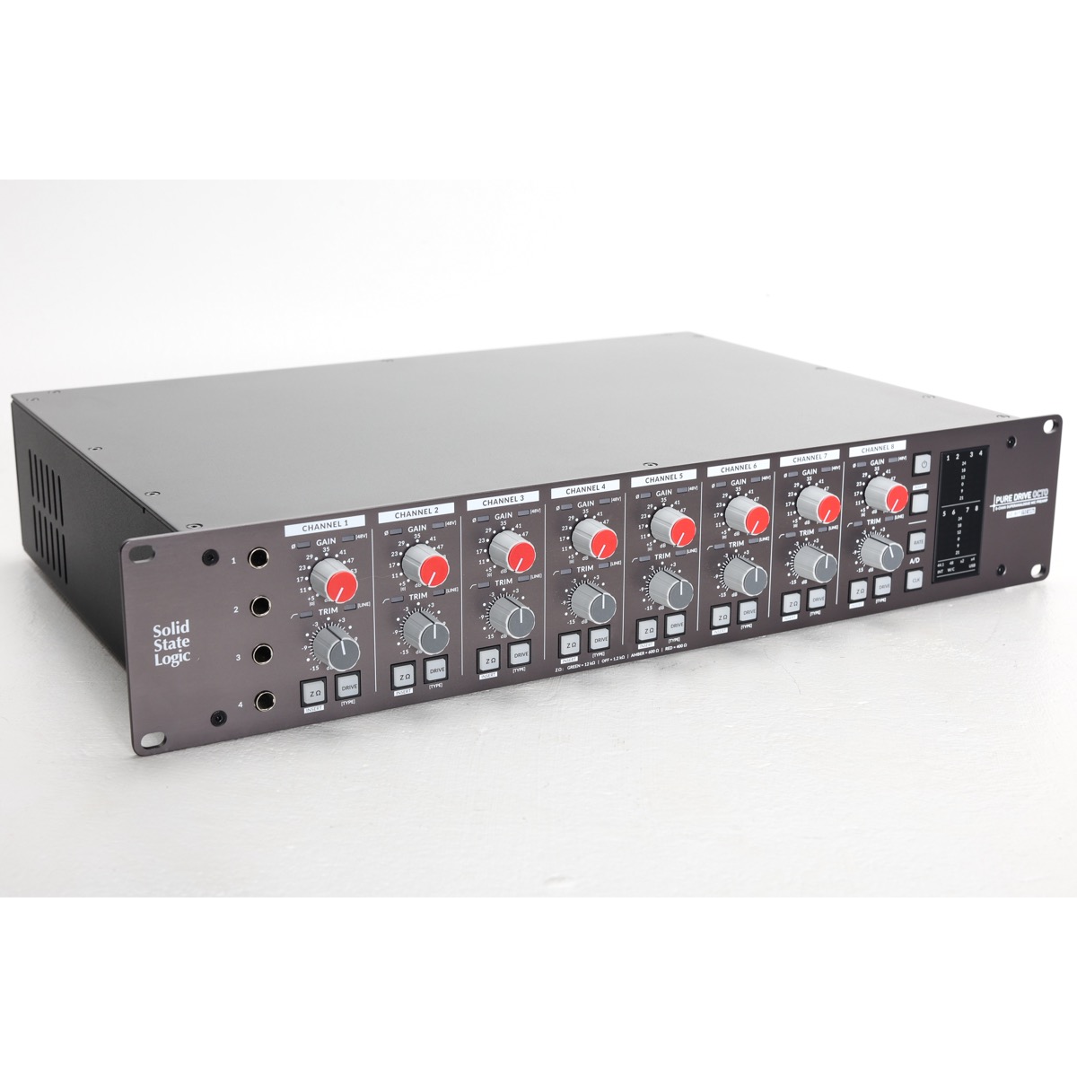 SSL Pure Drive OCTO-3 copy SSL Pure Drive OCTO 8-Channel Microphone Preamp (Used)