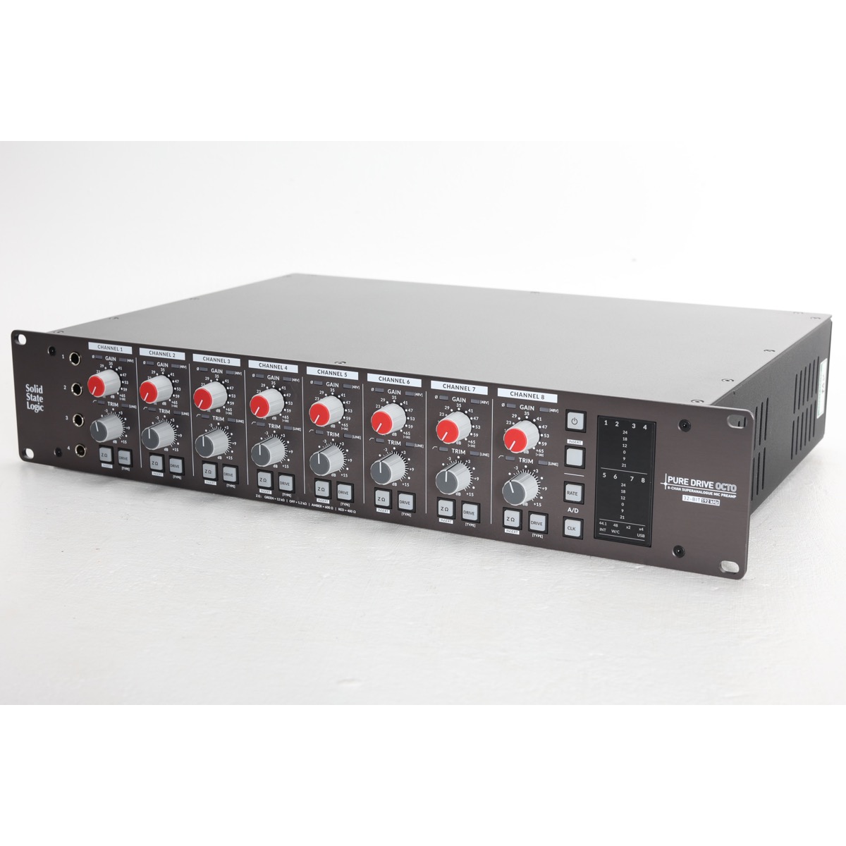 SSL Pure Drive OCTO-4 copy SSL Pure Drive OCTO 8-Channel Microphone Preamp (Used)