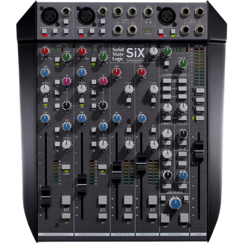 SSL SiX The Ultimate Desktop Mixer – Sonic Circus