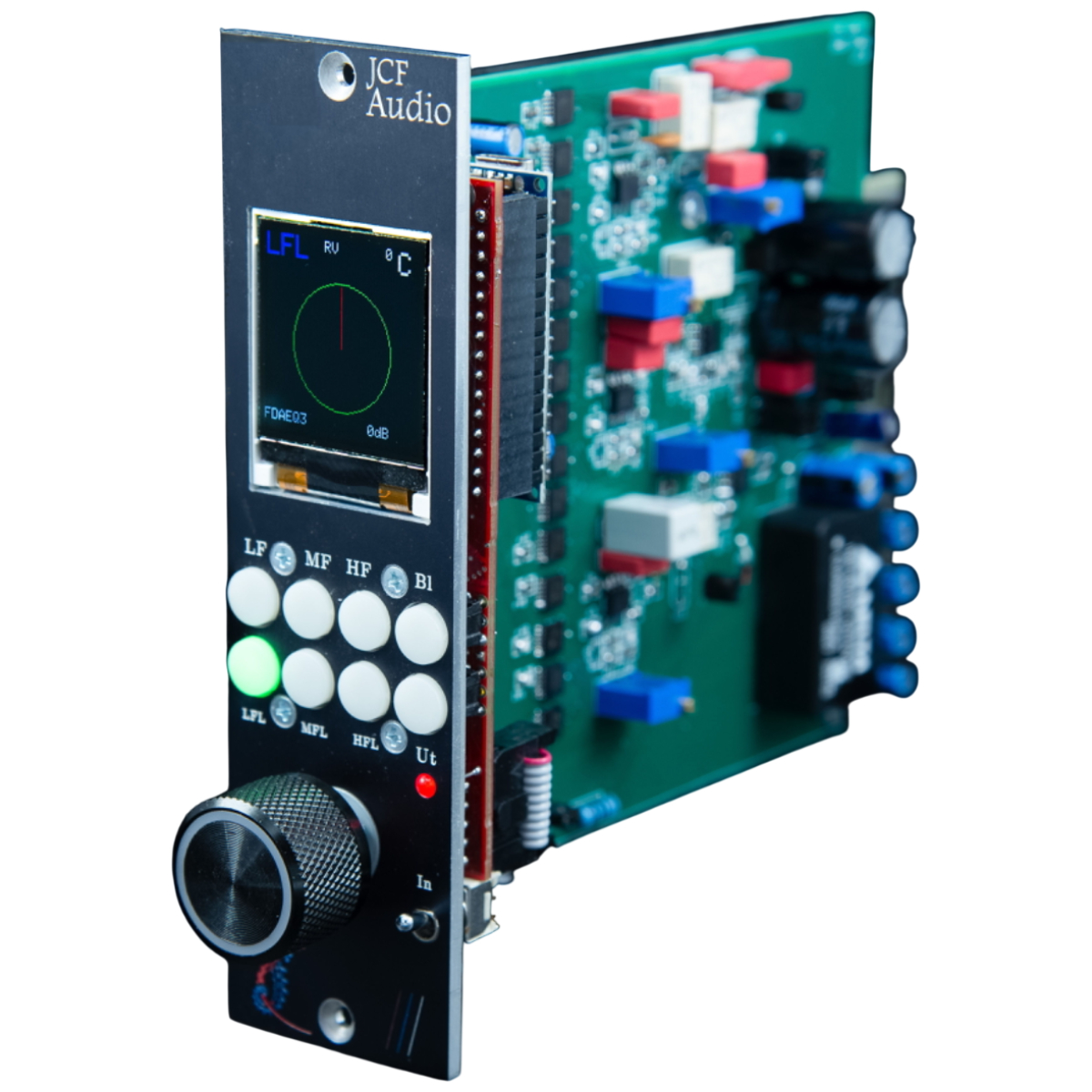 The FDAEQ3 JCF Audio FDAEQ3 – Digitally Controlled Analog Equalizer (500 Series)