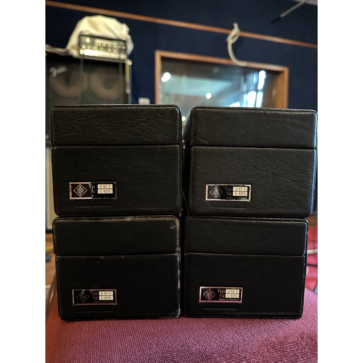 U 47 fet x 4 Neumann Fet 47(vintage) Quadruple Consecutive SN#’s