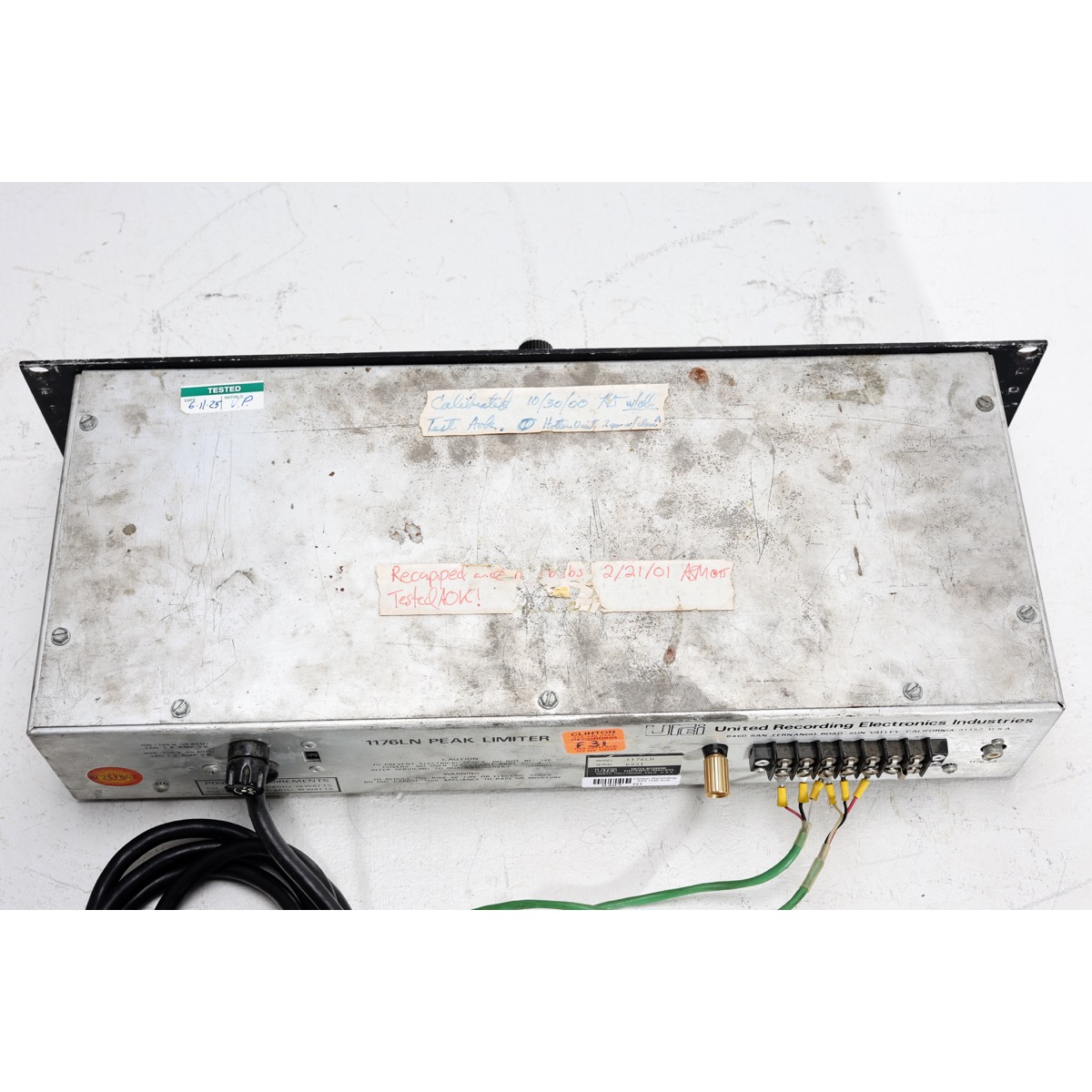Urei 1176LN (6931)-3 copy Urei 1176LN Blackface Rev D (Vintage) FET Compressor