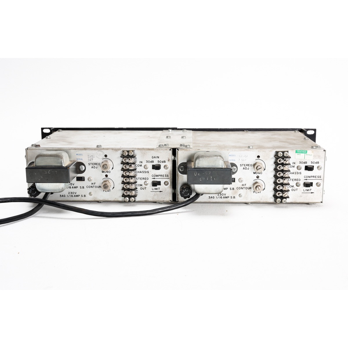 Urei LA-3A (324_327) (Andrew) -06 Urei Teletronix LA3A Consecutive Pair Compressors (Vintage)