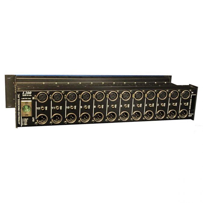 API L200R 12 Slot 200 Series Module Rack